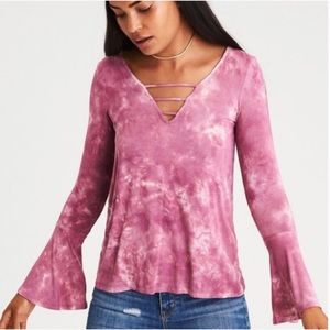 American Eagle tie dye long sleeve